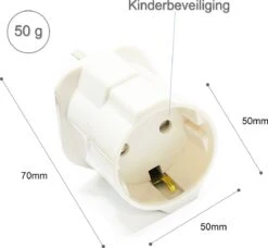 Colorful Sun® Universele Wereldstekker - Engeland, Schotland(UK) - Reisstekker Type G - 1 Stuk - Europa(EU) Naar UK / SG / HK / IN / MY, Hong Kong, Ierland, Malta, Maleisië, Singapore En Het Arabisch Schiereiland - Kinderbeveiliging - Wit -Voyago Winkel 1200x1106 9