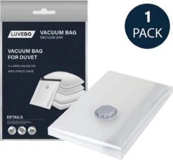 Luvego Vacuüm Opbergzak Voor Matras - 1 XXL Vacuüm Opbergzak Voor Matras Of Textiel