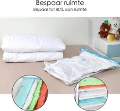 Vacuum Opbergzakken 6 Stuks – XL Vacuümzakken - Reis Opbergzakken – Travel Bag - XL – Set Van 6 - Inclusief Handpomp -Voyago Winkel 1200x1108 9