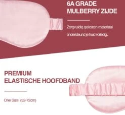 Consumerce® Premium Verduisterend Zijden Slaapmasker Roze | Slaapmasker Vrouwen, Mannen En Kinderen | Oogmasker | Nachtmasker | Slaapmaskers | Pyjama | Nachtmode | Nachtkleding -Voyago Winkel 1200x1109 13