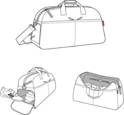 Reisenthel Overnighter Plus Reistas - 50L - Zwart 11 Reisenthel Overnighter Plus Reistas - 50L - Zwart -Voyago Winkel 1200x1109 9