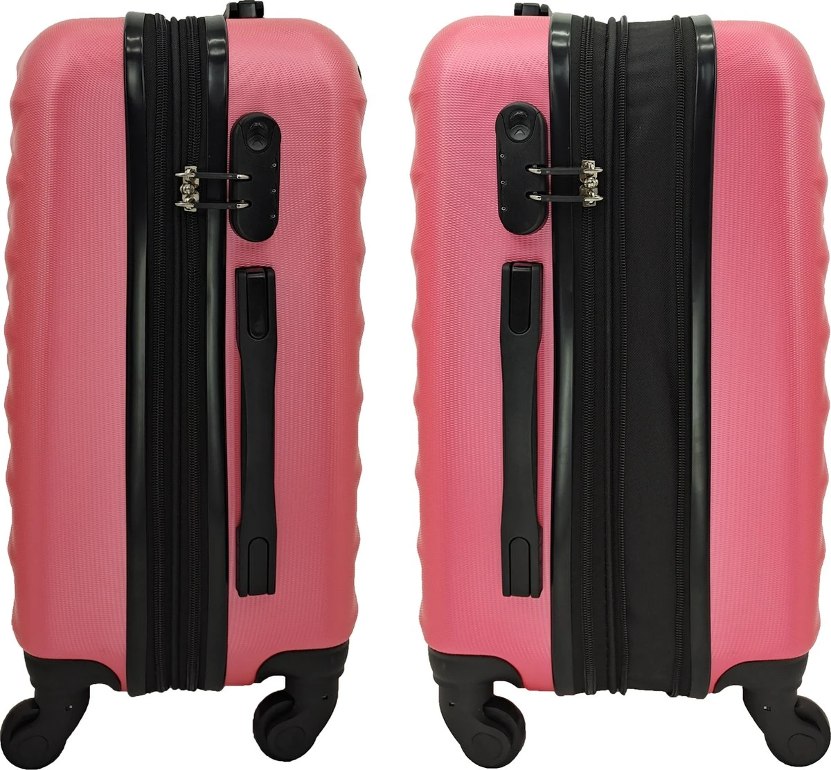 SB Travelbags 'Expandable' Bagage Koffer 75cm- Roze 5 SB Travelbags 'Expandable' Bagage Koffer 75cm- Roze - Afbeelding 3