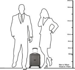 Decent Handbagage Koffer / Trolley / Reiskoffer - 42 Cm - 24 Liter - ABS - Maxi Air - Champagne -Voyago Winkel 1200x1114 10