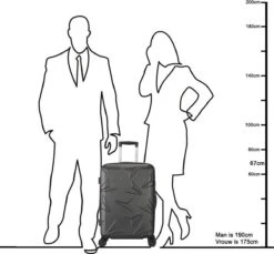 Decent Harde Koffer Q-LuxxHoogte > 67 Cm - Grijs -Voyago Winkel 1200x1114 27