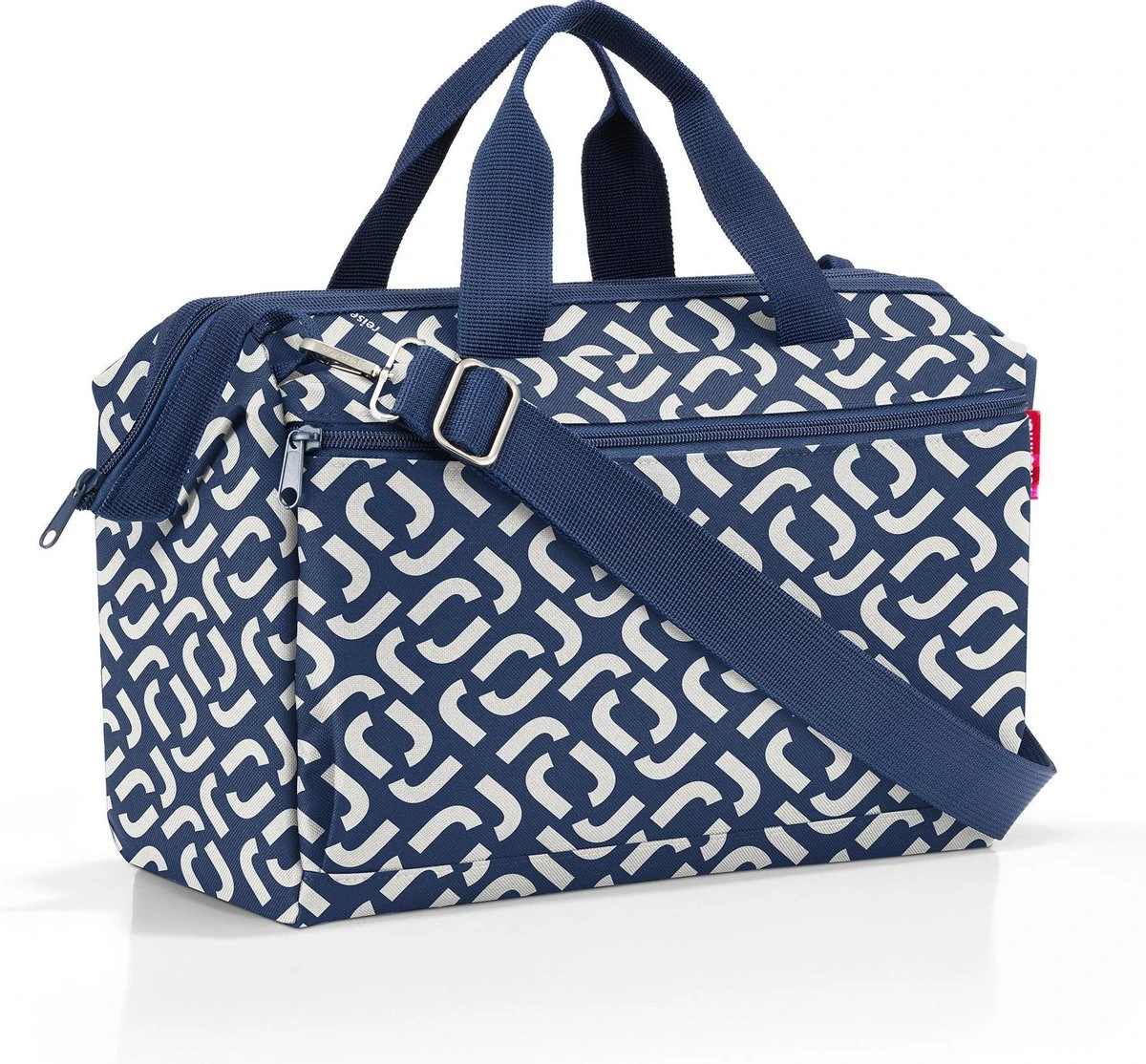 Reisenthel Allrounder S Pocket Reistas - 11L - Signature Navy Blauw 4 Reisenthel Allrounder S Pocket Reistas - 11L - Signature Navy Blauw - Afbeelding 2