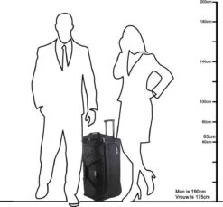 Enrico Benetti Orlando 35303 M Reistas / Sporttas Met Wielen / Wieltas 68 Liter - Navy Blauw -Voyago Winkel 1200x1114 48