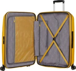 American Tourister Reiskoffer - Bon Air Dlx Spinner 75/28 Tsa Exp (Large) Light Yellow -Voyago Winkel 1200x1115 1