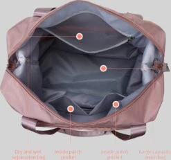 Merkloos Opvouwbare Handbagage Reistas – Opvouwbaar Tot 28 X 18 Cm – Lichtgroen -Voyago Winkel 1200x1123 13