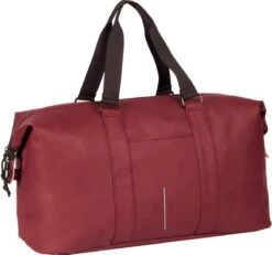 New Rebels® Mart Weekender - Weekendtas - Reistas - Waterafstotend - Polyurethaan- Burgundy