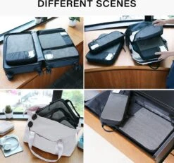 Bagsmart Packing Cubes Compressie Cubes - Set Van 6 - Zwart -Voyago Winkel 1200x1123 24