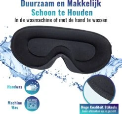 Somnifiq Slaapmasker - Luxe 3D Oogmasker - Zijde Slaapmasker - Traagschuim - 100% Verduisterend -Voyago Winkel 1200x1123 25