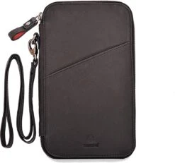 DONBOLSO Travel Organiser Orlando 2021 I Premium Lederen Paspoortkoffer I Paspoortkoffer Voor Paspoort, ID, Boarding Cards, Reisdocumenten I Paspoortkoffer I Vintage Bruin