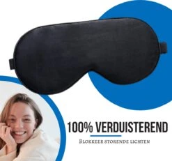 Beyeza Slaapmasker – Zijden - Oogmasker Slaap – Vrouwen - Mannen – Kinderen – Slaapmaskers - Verduistering– Slaapmasker Zijde– Nachtmasker – 2 STUKS -Voyago Winkel 1200x1124 15