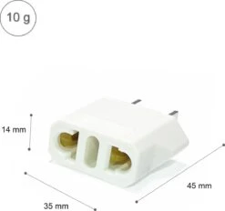 Colorful Sun® Universele Wereldstekker - Amerika, China - Reisstekker Type A & B - 1 Stuk - Europa(EU), Italië(IT), Brazilië(BR) Naar USA, VS, Amerika, Canada, Mexico, Japan En China - Gratis Kabel Organiser - Wit 13 Colorful Sun® Universele Wereldstekker - Amerika, China - Reisstekker Type A & B - 1 Stuk - Europa(EU), Italië(IT), Brazilië(BR) Naar USA, VS, Amerika, Canada, Mexico, Japan En China - Gratis Kabel Organiser - Wit -Voyago Winkel 1200x1127 4