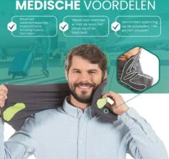 HMerch™ Reiskussen Voor Auto En Vliegtuig – Neck Travel Pillow - Nekkussen - Hoofdkussen Voor Nekklachten – Neksteun - Reisaccessoires - Zwart -Voyago Winkel 1200x1128 7