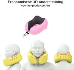 SVH Company Premium Nekkussen Met Gratis Slaapmasker En Oordoppen – Ergonomische Memory Foam Reiskussen Voor Op Reis – Auto Vliegtuig Reis Nek Kussen Travel Pillow – Roze -Voyago Winkel 1200x1130 19