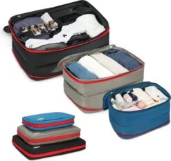 Hikr Packing Cubes - Set 3 Delig - Kofferorganizer - Waterdicht - Meerkleurig -Voyago Winkel 1200x1134 14