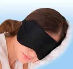 Northwall Premium Zijden Slaapmasker Met Opbergzakje - 100% Verduisterend Oogmasker - Verstelbaar - Zwart -Voyago Winkel 1200x1134 16