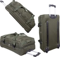 Travelsuitcase Atlanta - Stevige Trolley Tas - Groen - Handige Zakken - 80 Liter -Voyago Winkel 1200x1135 4