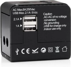 Waka Waka World Premium USB Charger - Reisstekker - Electra - Wereldstekker Voor 150+ Landen - Engeland (UK) - Amerika (USA) - Australië - Azië - Zuid Amerika - Afrika - Reisadapter -Voyago Winkel 1200x1135 5