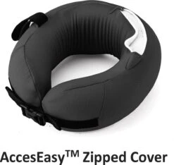 PocketPillow Opvouwbaar Nekkussen Met Meeneem Case - Zwart -Voyago Winkel 1200x1136 17