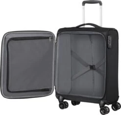 American Tourister Reiskoffer - Crosstrack Spinner 55/20 Tsa (Handbagage) Black/Grey -Voyago Winkel 1200x1136