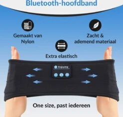 Malony Slaapmasker Bluetooth - Slaaptrainer - Hoofdband - Oogmasker - Oplaadbaar - Uitwasbaar - Zwart -Voyago Winkel 1200x1141 11