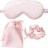 Slaapmasker 3-in-1 Bijpassend Zakje En Scrunchie - Roze - Oogmasker - Vrouwen - Zijde - Slaapmaskers - Slaap - Cadeau Voor Haar 2 Slaapmasker 3-in-1 Bijpassend Zakje En Scrunchie - Roze - Oogmasker - Vrouwen - Zijde - Slaapmaskers - Slaap - Cadeau Voor Haar -Voyago Winkel 1200x1141 6