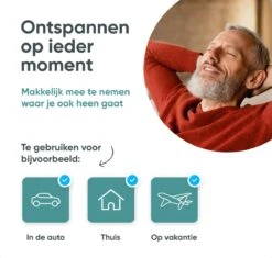 Opblaasbaar Nekkussen Voor Vliegtuig/Auto - Reiskussen Met Nekondersteuning - Anti Nekpijn Neksteun Kussen - 3 Laags – Grijs -Voyago Winkel 1200x1142 20