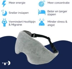 Dormiwise Verzwaard Slaapmasker - Oogmasker - Migraine - Hoofdpijn - Relax - 270g -Voyago Winkel 1200x1143 16