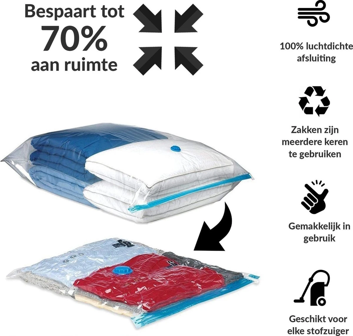 Merkloos Vacuumzak 100 X 130 Cm - Vacuum Opbergzakken - Vacuumzakken 100 X 130 Cm - Vacuum Opbergzak - Vacuumzakken Dekbed 3 Merkloos Vacuumzak 100 X 130 Cm - Vacuum Opbergzakken - Vacuumzakken 100 X 130 Cm - Vacuum Opbergzak - Vacuumzakken Dekbed