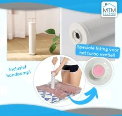 MTM Living Vacuümzakken Voor Dekbedden En Kleding - 12 Stuks / 3 Maten - Inclusief Handpomp -Voyago Winkel 1200x1144 15