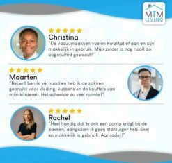 MTM Living Vacuümzakken Voor Dekbedden En Kleding - 12 Stuks / 3 Maten - Inclusief Handpomp -Voyago Winkel 1200x1144 16