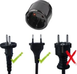 Brennenstuhl Reisstekker/reisadapter (reisstekkeradapter Voor: USA, Japan Stopcontact En Euro/contourstekker) Zwart -Voyago Winkel 1200x1148 11