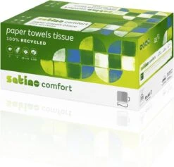 Satino | Comfort Handdoekjes 2-laags | 25 X 23 Cm | 3200 Stuks