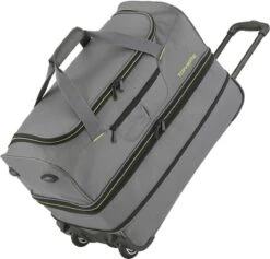 Travelite Basics Wheeled Duffle 70cm Expandable Grey/Green -Voyago Winkel 1200x1150 11