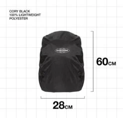 Eastpak Cory Regenhoes Rugzak Waterdicht Zwart - Eastpack -Voyago Winkel 1200x1150 20