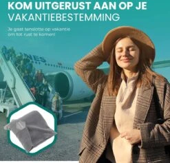 HMerch™ Reiskussen Voor Auto En Vliegtuig – Neck Travel Pillow - Nekkussen - Hoofdkussen Voor Nekklachten – Neksteun - Reisaccessoires - Zwart -Voyago Winkel 1200x1152 18