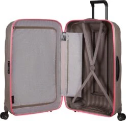 Samsonite Reiskoffer - C-Lite Spinner Uitbreidbaar (4 Wielen) 75 Cm - Pearl/Fuchsia - 2.8 Kg -Voyago Winkel 1200x1153