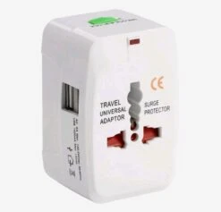 Universele Wereldstekker / Travel Ac Oplader / Met 2 USB Poorten/ Adapter Stekker / Internationale Reisstekker Voor Amerika (USA) / Australië / Azië / Engeland (UK) / Zuid Amerika / Afrika / Reis Oplader / Wit -Voyago Winkel 1200x1153 8
