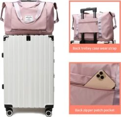 Merkloos Opvouwbare Handbagage Reistas – Opvouwbaar Tot 28 X 18 Cm – Wijnrood 34 Merkloos Opvouwbare Handbagage Reistas – Opvouwbaar Tot 28 X 18 Cm – Wijnrood -Voyago Winkel 1200x1155 6