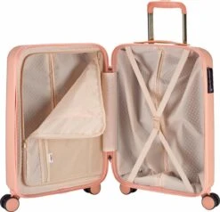 Princess Traveller Harlem - Handbaggage Koffer - Roze - S - 55cm -Voyago Winkel 1200x1157 1