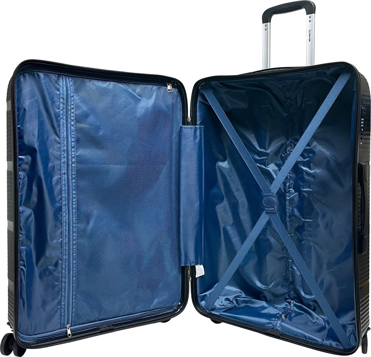 Benzi Izeda Grote Koffer - 75 Cm - 95 Liter - Groen 6 Benzi Izeda Grote Koffer - 75 Cm - 95 Liter - Groen - Afbeelding 4