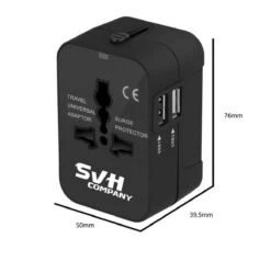 SVH Company Universele Wereldstekker Met 2 USB Poorten – Te Gebruiken In Meer Dan 150 Landen - Zwart -Voyago Winkel 1200x1158 18