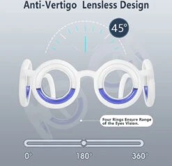 Merkloos Wagenziekte Bril Anti-Motion Sickness Smart Bril - Wagenziekte Bandjes - Primatour Bewegingsziektebril -Voyago Winkel 1200x1158 31