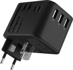 RollingSquare Wereldstekker Travel Adapter L Universele Reisstekker Quick Charger 35.5W - 3 USB En 2 USB-C Met Power Delivery En Quick Charge -Voyago Winkel 1200x1159 10