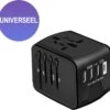 Wereldstekker - Reizen - Reisstekker - Fast Charging - Universele Wereldstekker - 4 USB Poorten - Adapter - Zwart -Voyago Winkel 1200x1160 11