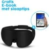 Go Quality Slaapmasker - Oogmasker - Slaapmasker Kinderen - Oogmakser Wallen - Eye Mask - 100% Verduisterend - Ademend Materiaal - One Size - Inclusief Gratis E-boek Met Slaaptips -Voyago Winkel 1200x1160 13