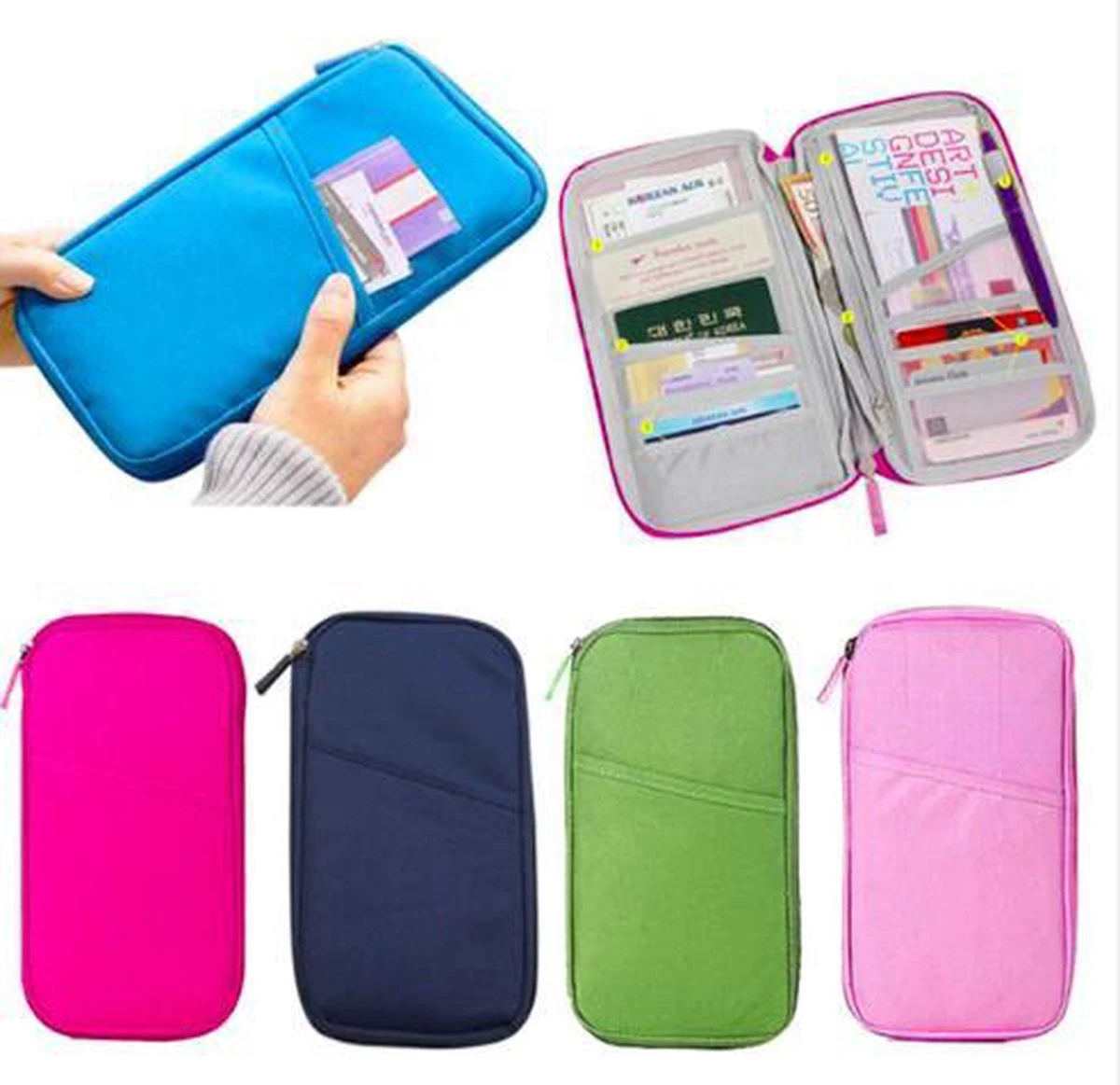 Merkloos Reis Portemonnee Wijn Rood Zonder Logo - Travel Wallet - Reisdocumenten Houder - Paspoorthouder - Paspoorthoesje 3 Merkloos Reis Portemonnee Wijn Rood Zonder Logo - Travel Wallet - Reisdocumenten Houder - Paspoorthouder - Paspoorthoesje