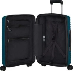 Samsonite Reiskoffer - Upscape Spinner 55/20 Uitbreidbaar (Handbagage) Petrol Blue 20 Samsonite Reiskoffer - Upscape Spinner 55/20 Uitbreidbaar (Handbagage) Petrol Blue -Voyago Winkel 1200x1163